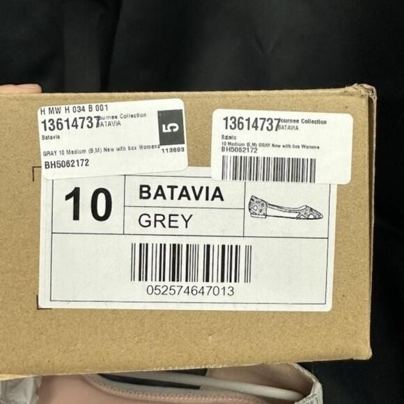 Journee Batavia Ballet Flats in Faux Suede & Mesh Size 10 - Picture 5 of 6